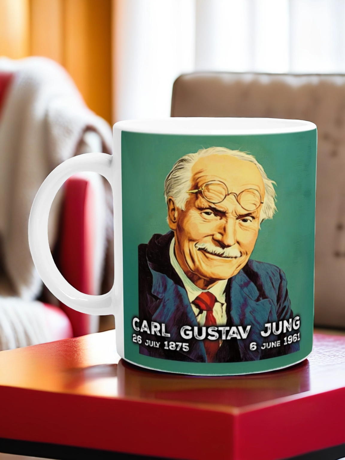 Carl Jung Illustrated Psychology Mug