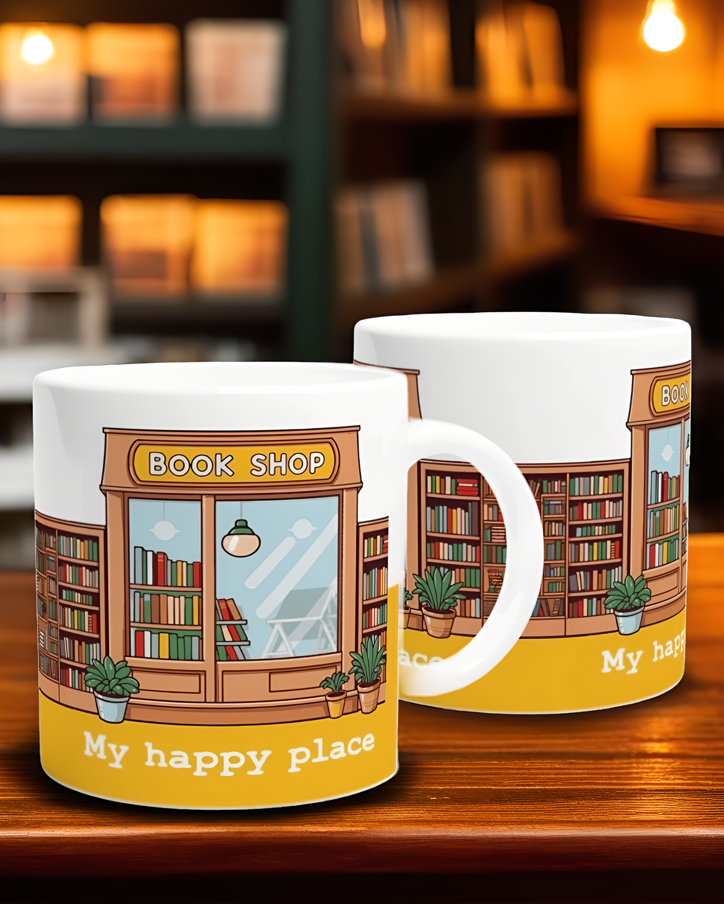Book Lover's Dream Mug - "My Happy Place"