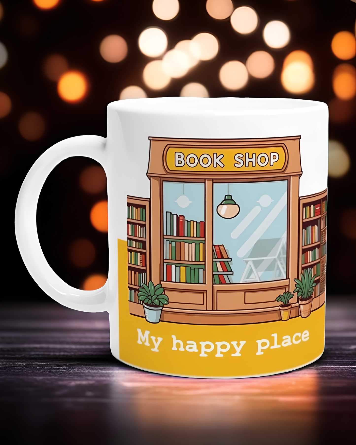 Book Lover's Dream Mug - "My Happy Place"