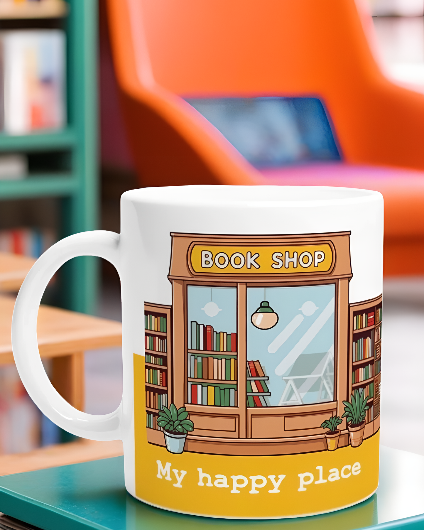 Book Lover's Dream Mug - "My Happy Place"