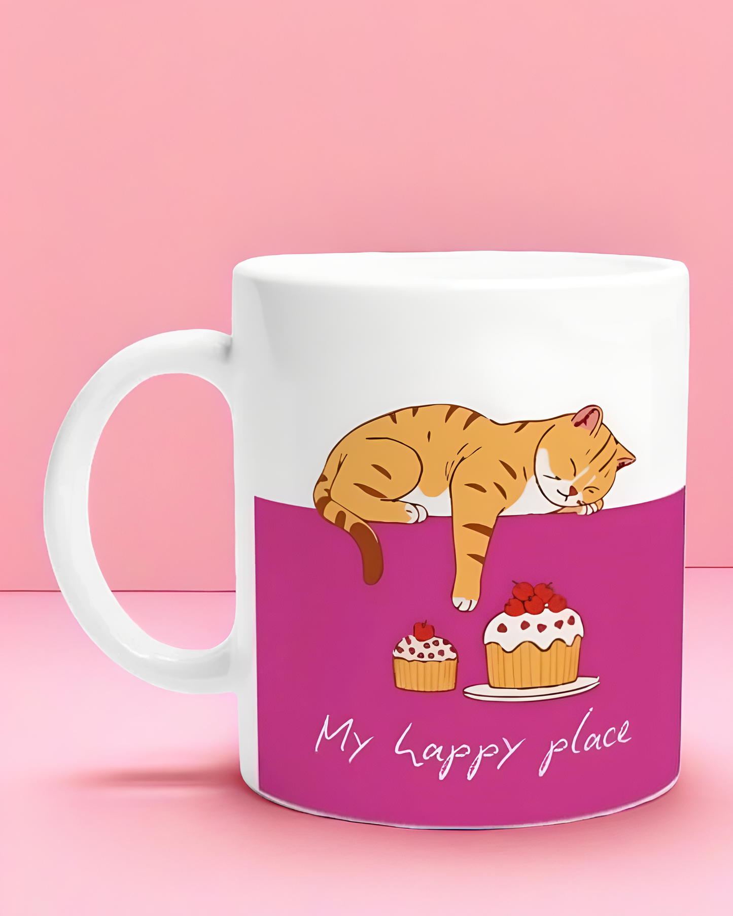 Adorable "Cats and Cake" Mug - Perfect for Cat Lovers!