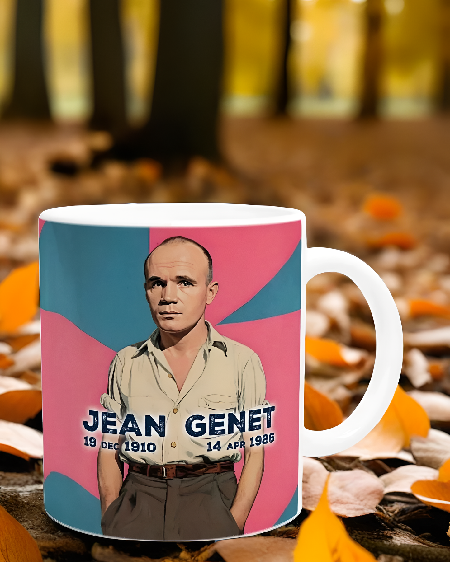 Jean Genet Pop Art Mug