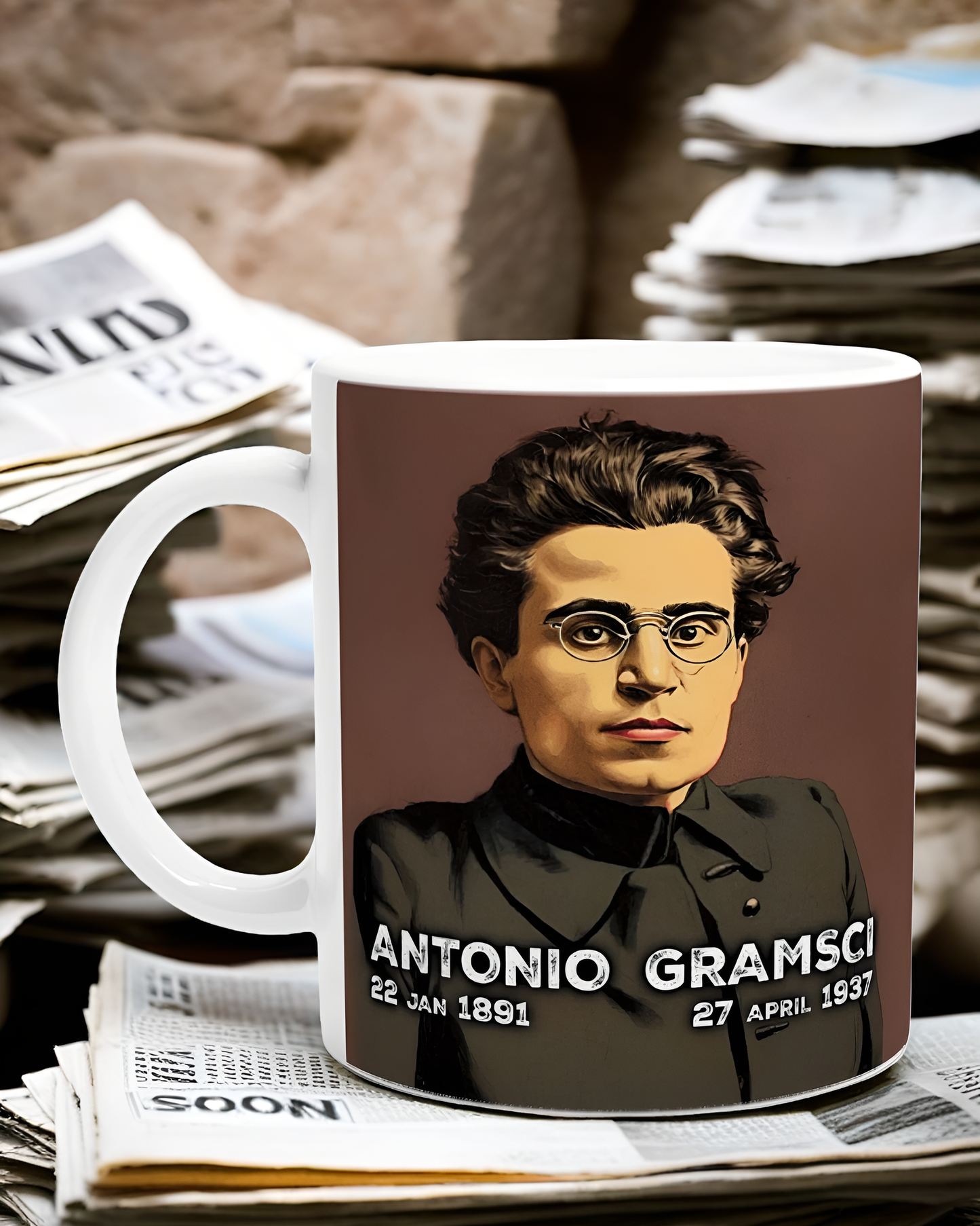 Antonio Gramsci Pop Art Mug