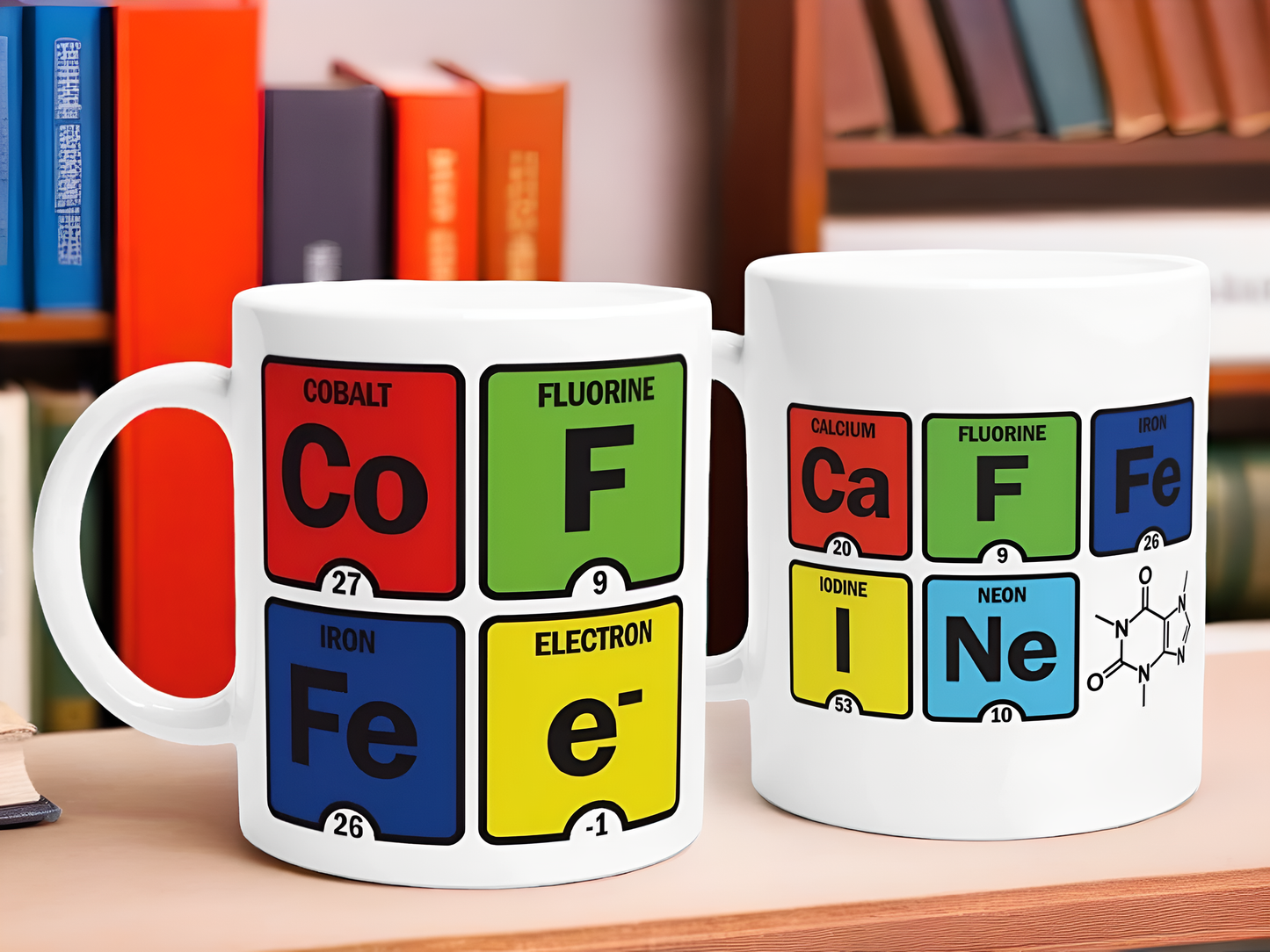 Caffeine Periodic Table Science Mug