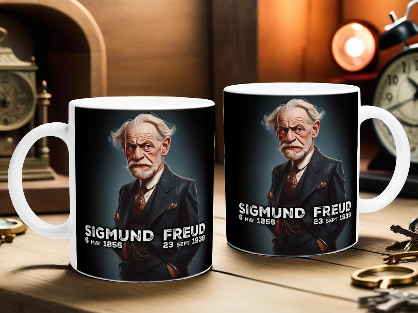 Sigmund Freud Caricature Mug