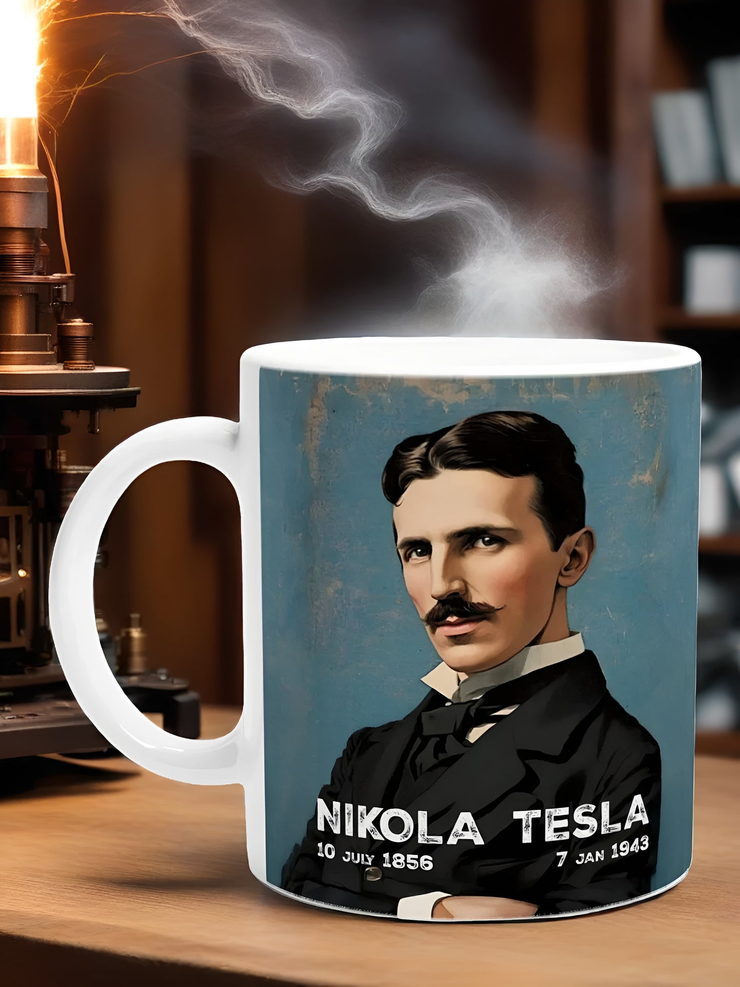 Nikola Tesla Mug - Science and History Gift