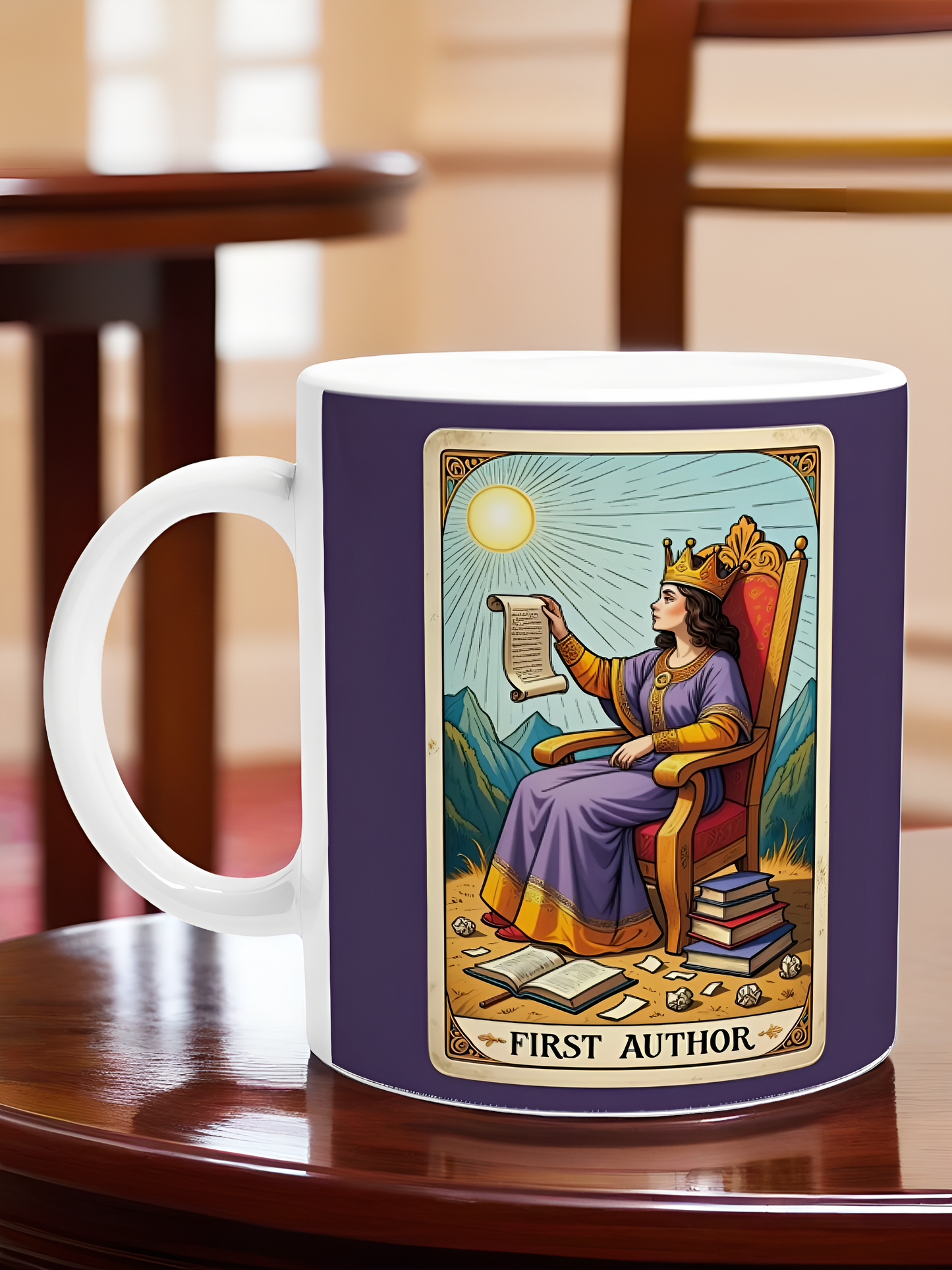 First Author Tarot Card Academic Mug