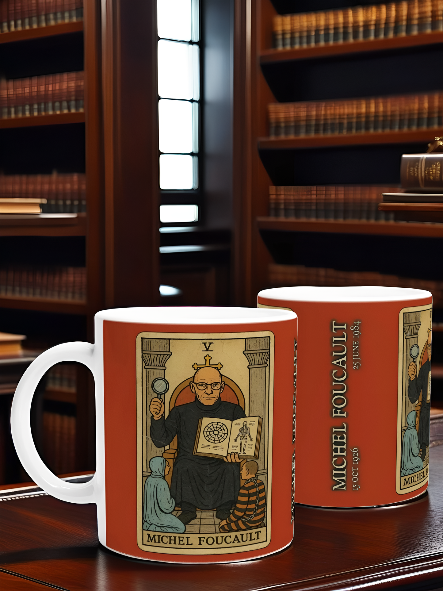 Michel Foucault Tarot-Inspired Mug – The Hierophant