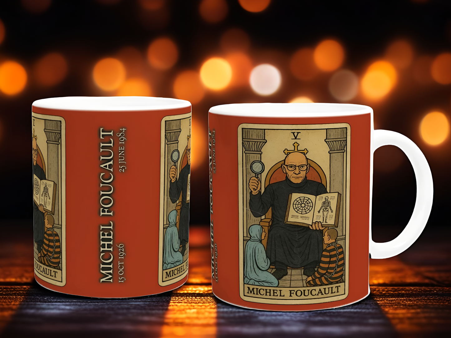 Michel Foucault Tarot-Inspired Mug – The Hierophant