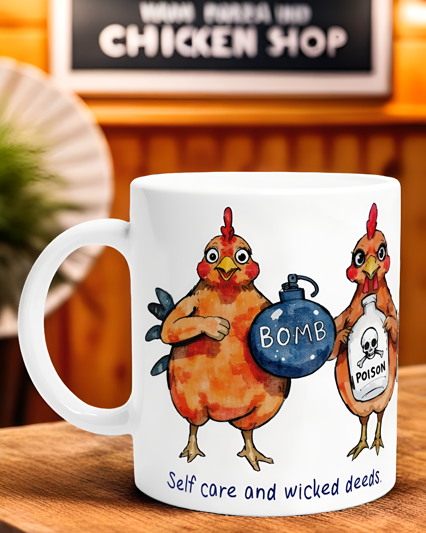 Vixy's Chix - Self Care and Wicked Deeds Mug