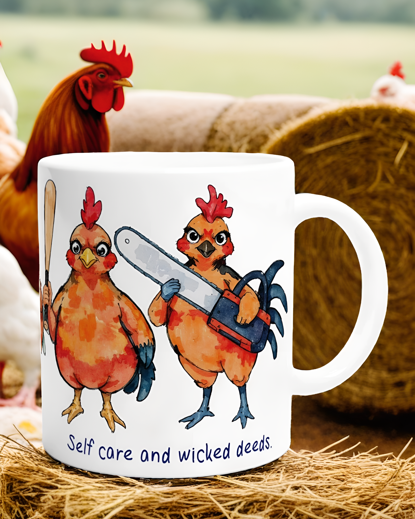 Vixy's Chix - Self Care and Wicked Deeds Mug