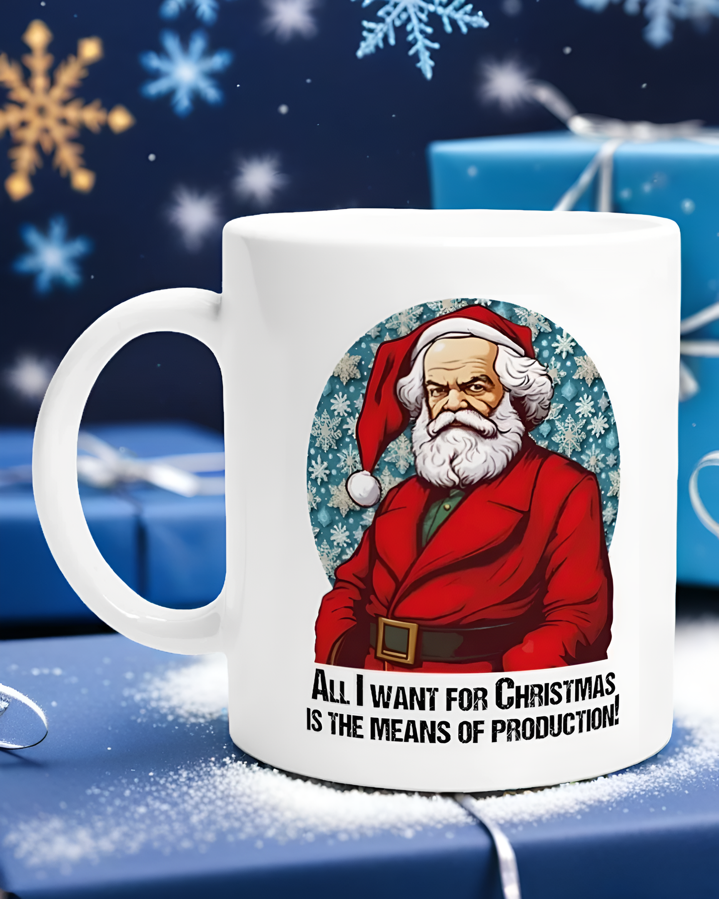 Karl Marx Christmas Mug: 3 Designs