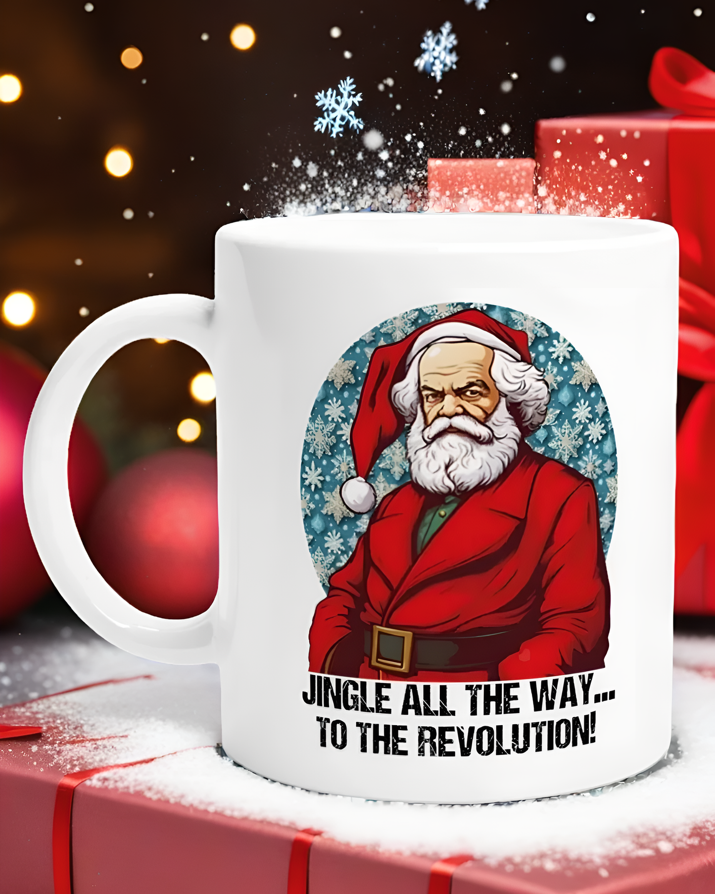 Karl Marx Christmas Mug: 3 Designs