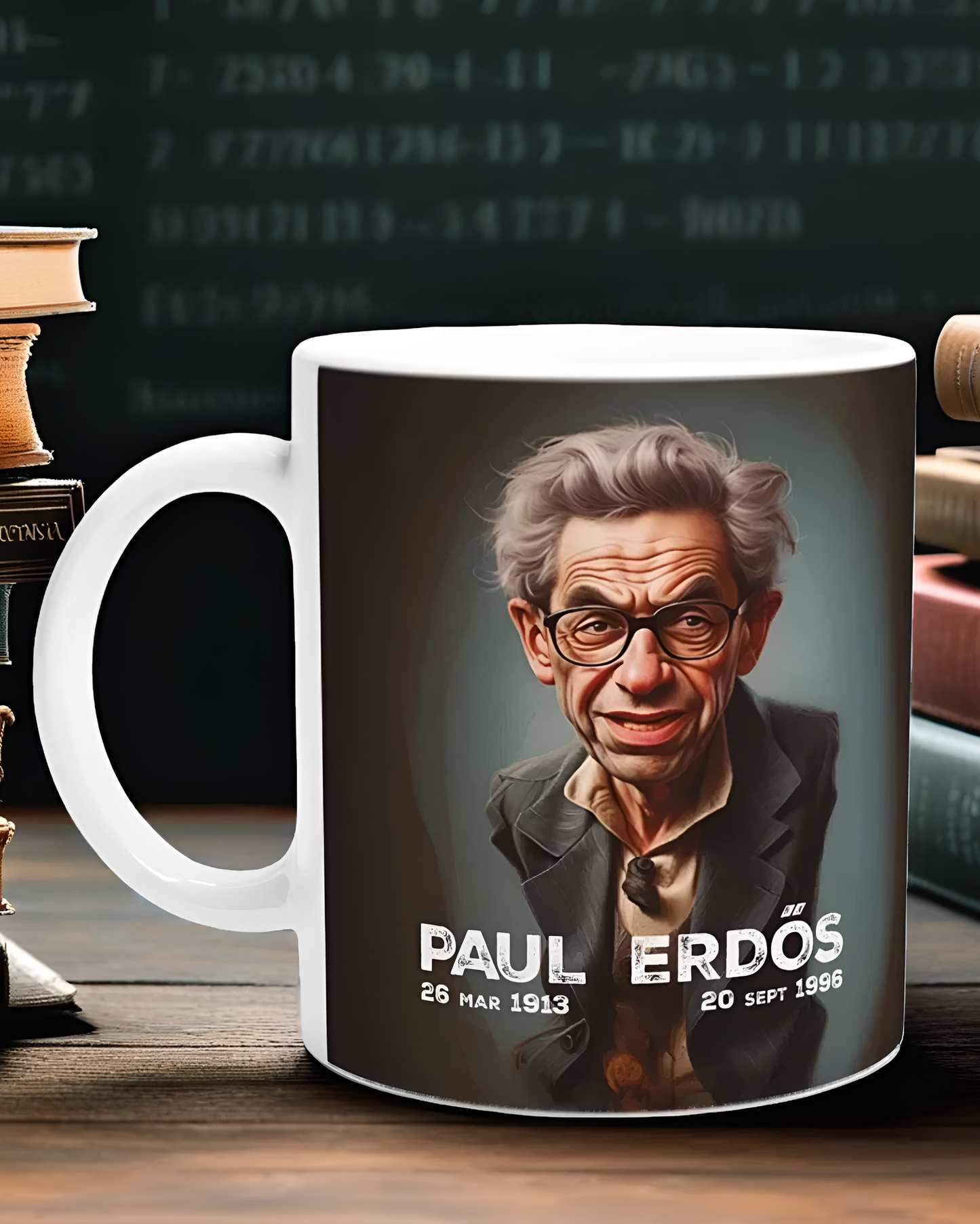 Paul Erdős Mug - Mathematician Tribute