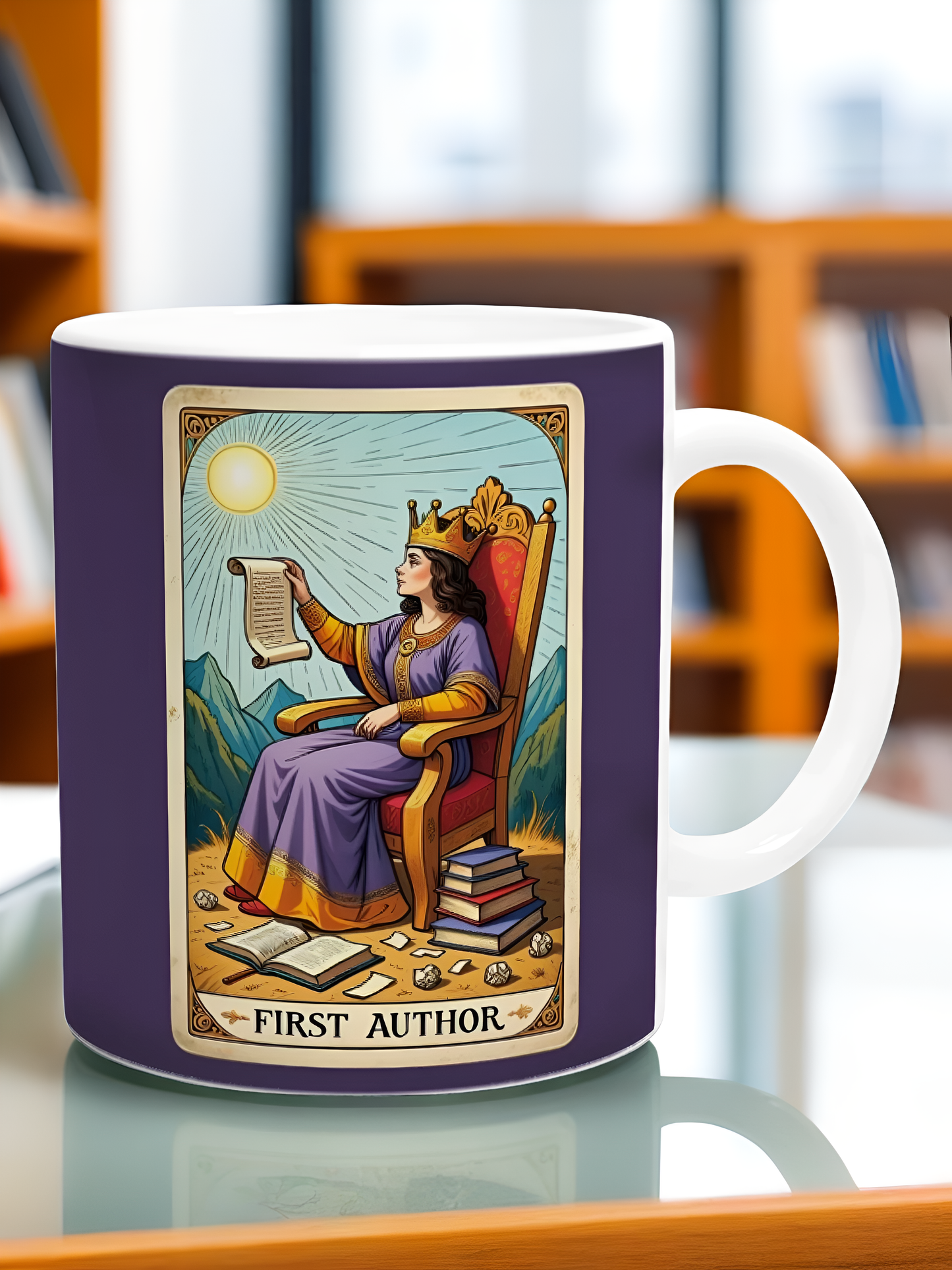 First Author Tarot Card Academic Mug