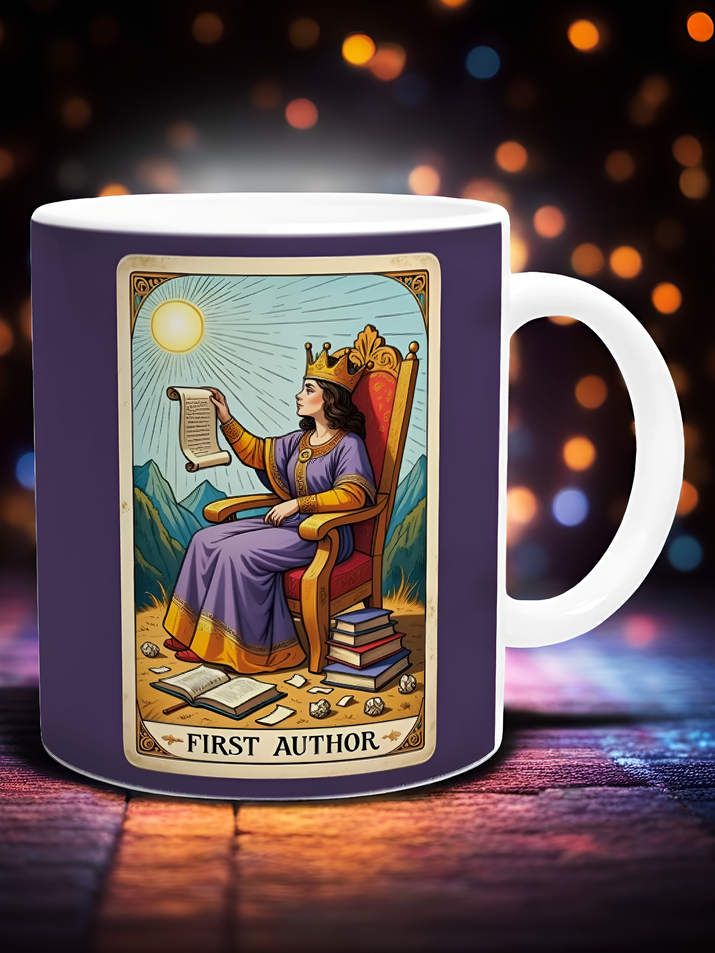 First Author Tarot Card Academic Mug