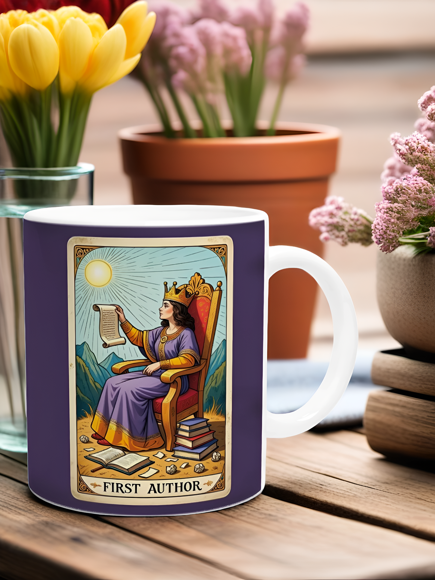 First Author Tarot Card Academic Mug